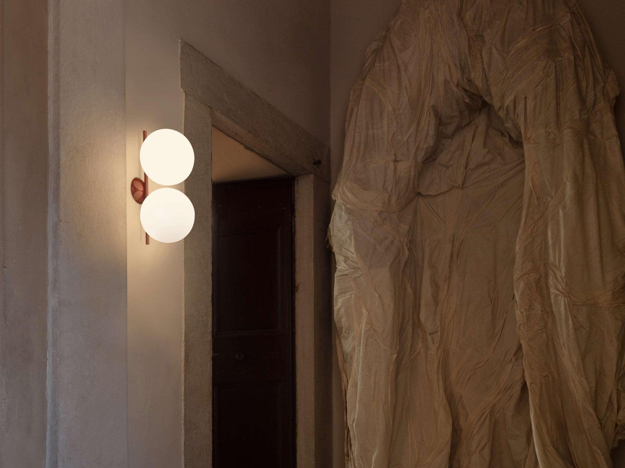 Lampa ścienna IC LIGHTS DOUBLE chromowany Flos Eye on Design