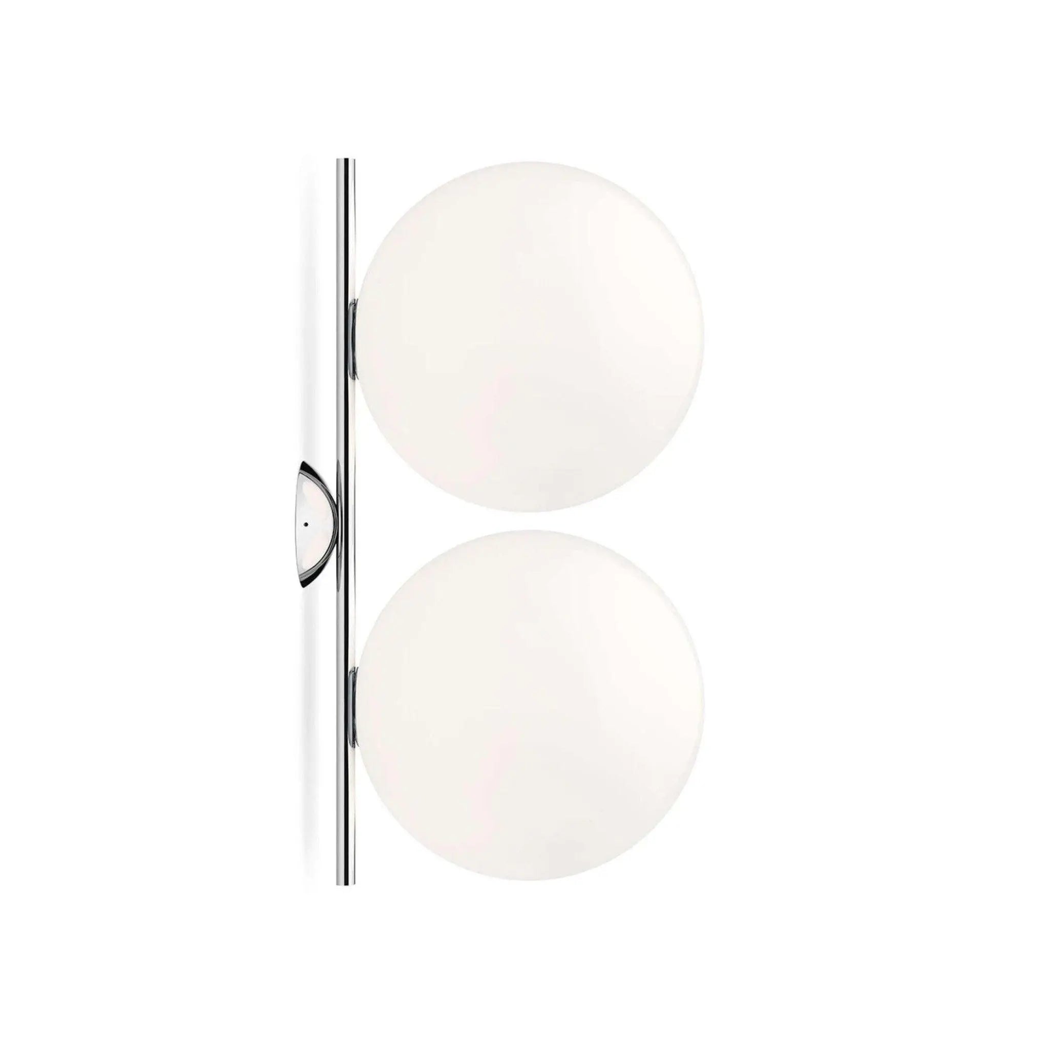 Lampa ścienna IC LIGHTS DOUBLE chromowany – styl minimalistyczny