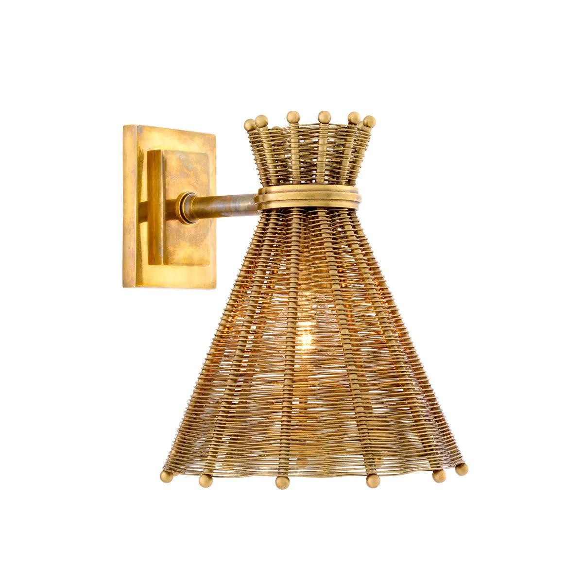 Lampa ścienna KON TIKI mosiężny Eichholtz Eye on Design