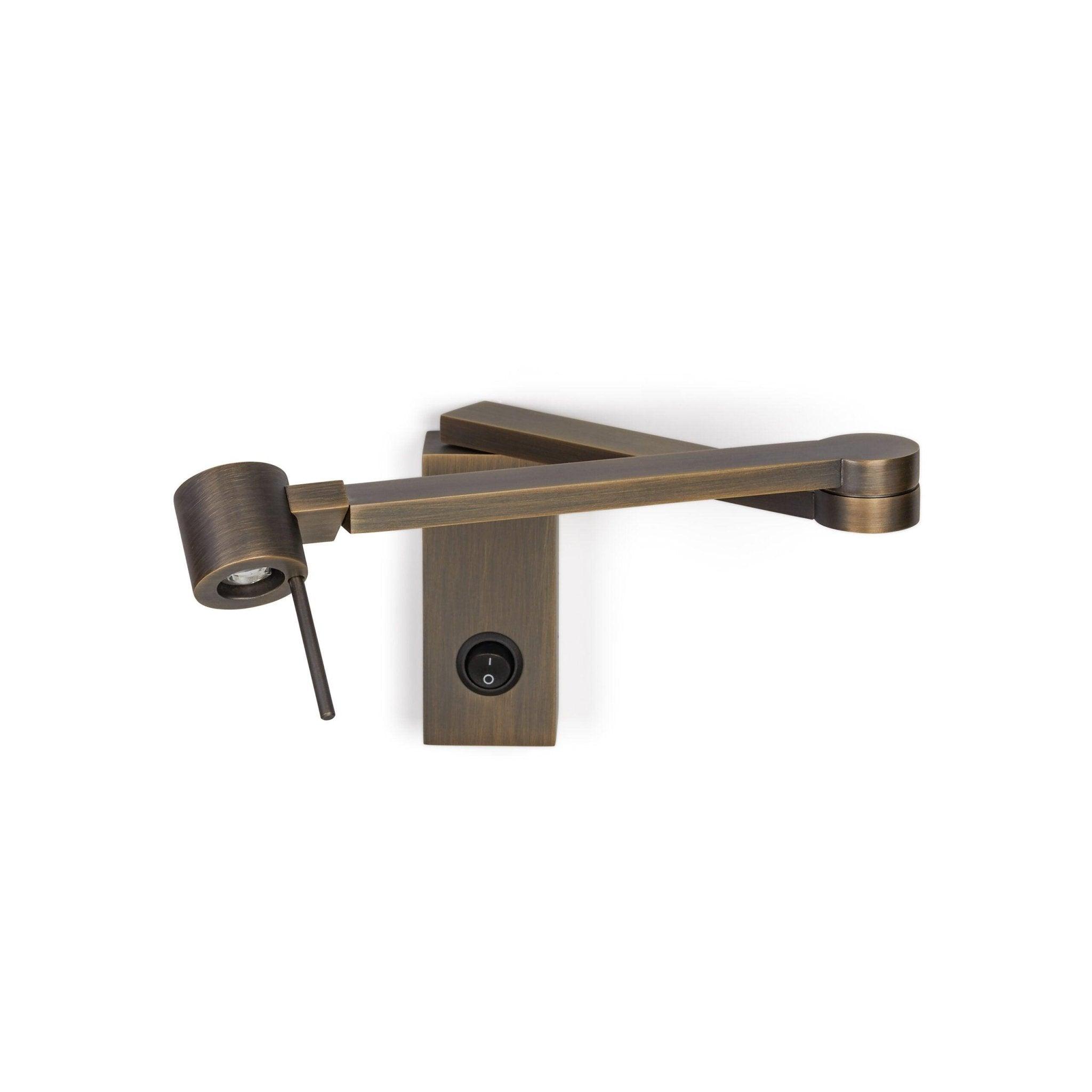 Lampa ścienna MANHATTAN szczotkowany brąz Contardi Eye on Design