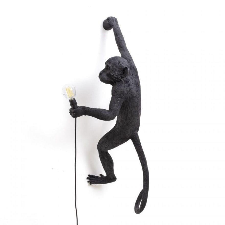 Lampa ścienna MONKEY HANGING - RIGHT czarny Seletti Eye on Design