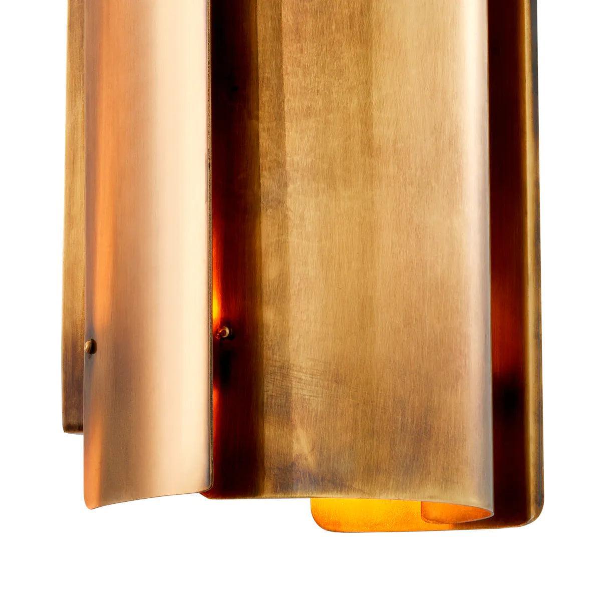 Lampa ścienna VERGÉ mosiężny Eichholtz Eye on Design