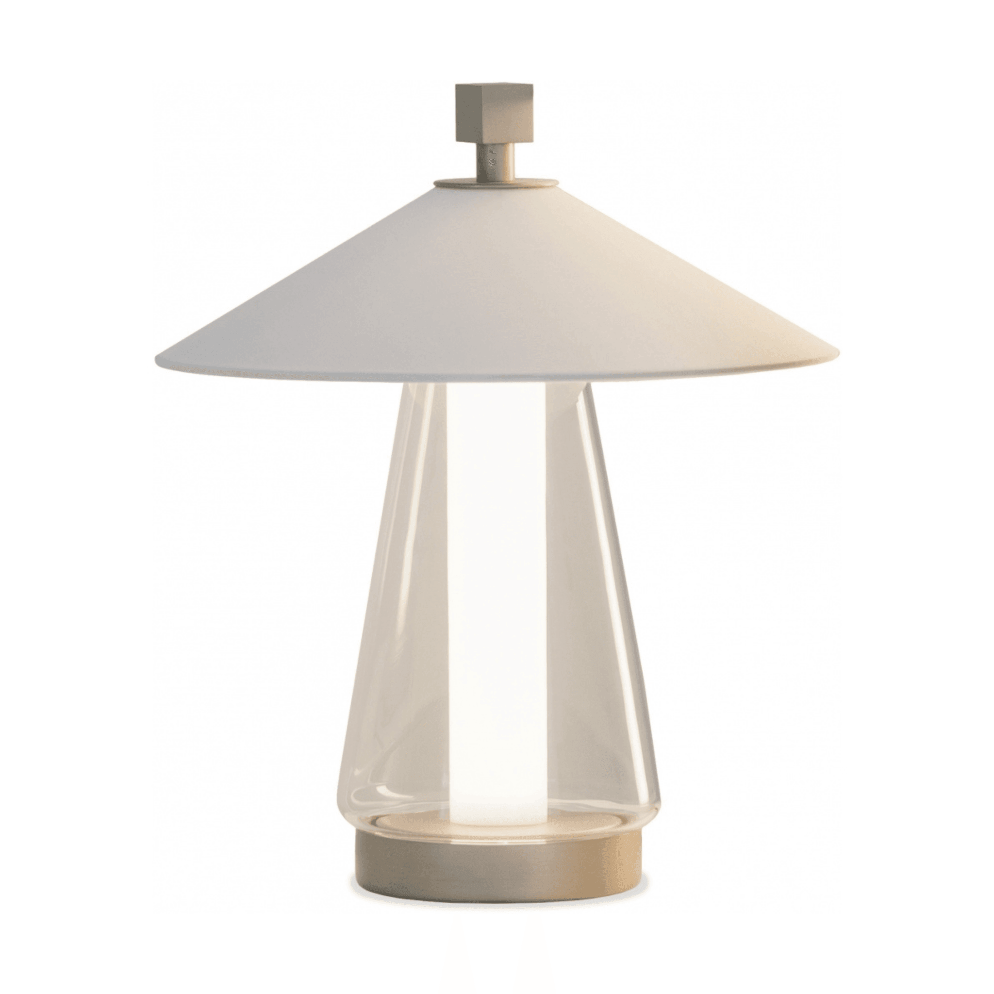 Lampa stołowa ASIA biały Contardi S satynowy złoty Eye on Design