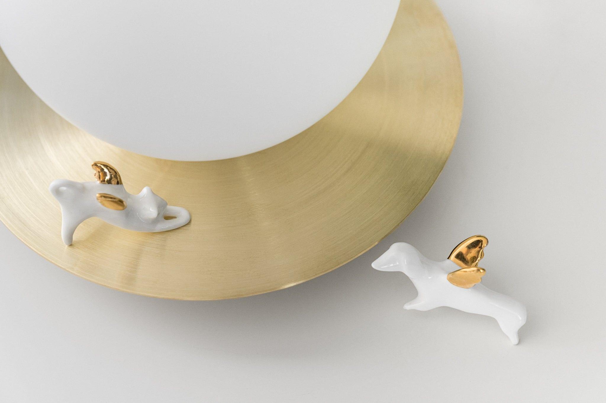 Lampa stołowa BORRA złoty Ummo Eye on Design