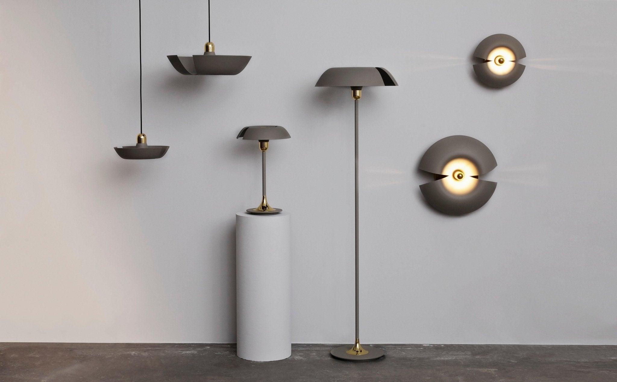 Lampa stołowa CYCNUS taupe AYTM Eye on Design