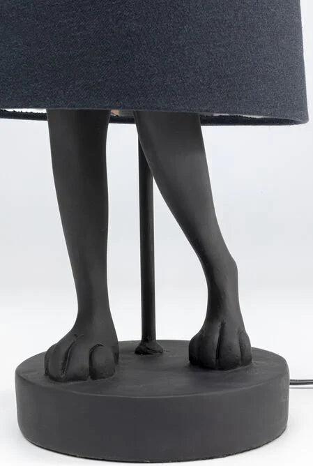 Lampa stołowa czarna w kształcie królika Kare Design Eye on Design