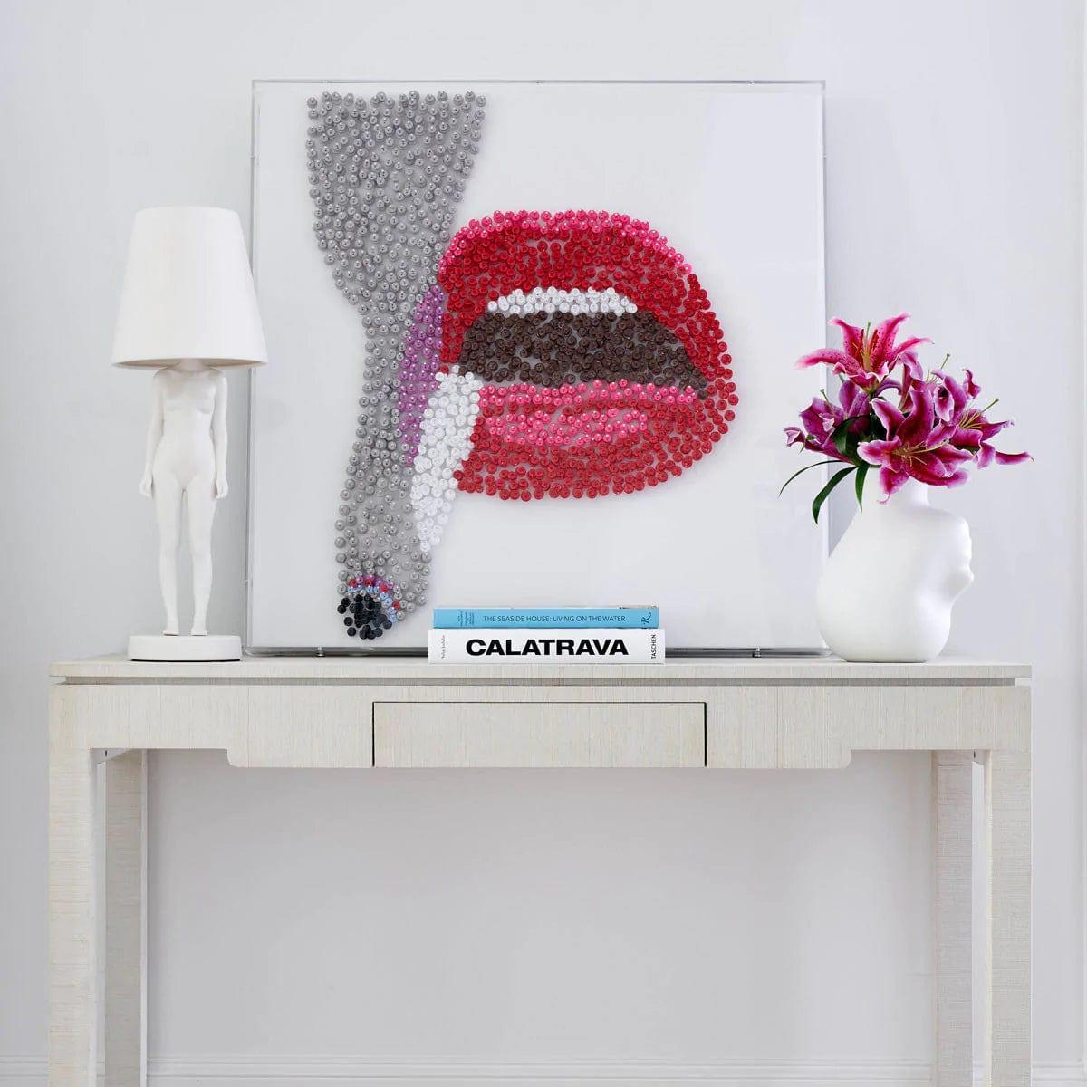 Lampa stołowa HIDING LADY biały Pols Potten Eye on Design