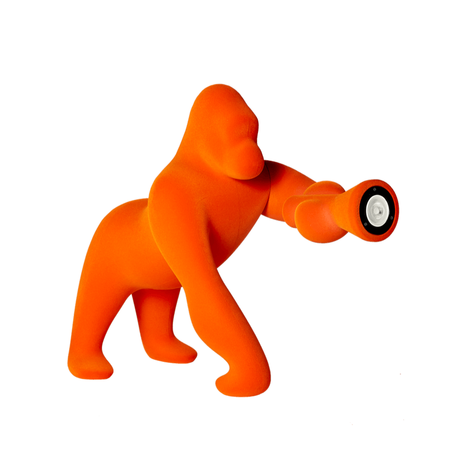 Lampa stołowa KONG VELVET pomarańczowy Qeeboo Eye on Design