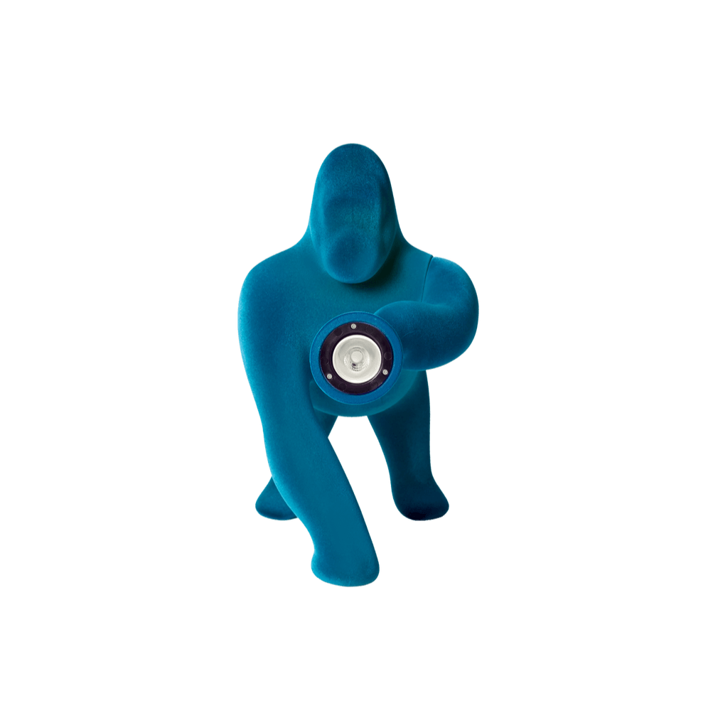 Lampa stołowa KONG VELVET turkusowy Qeeboo Eye on Design