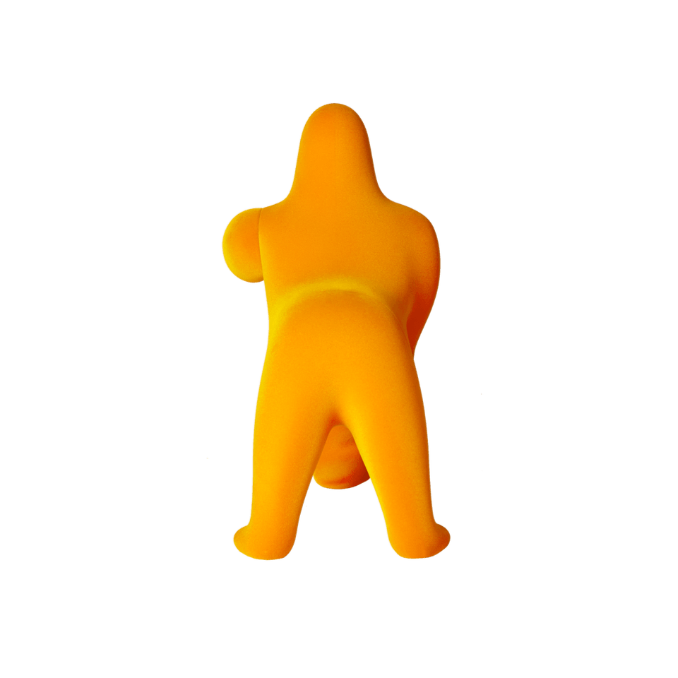 Lampa stołowa KONG VELVET żółty Qeeboo Eye on Design