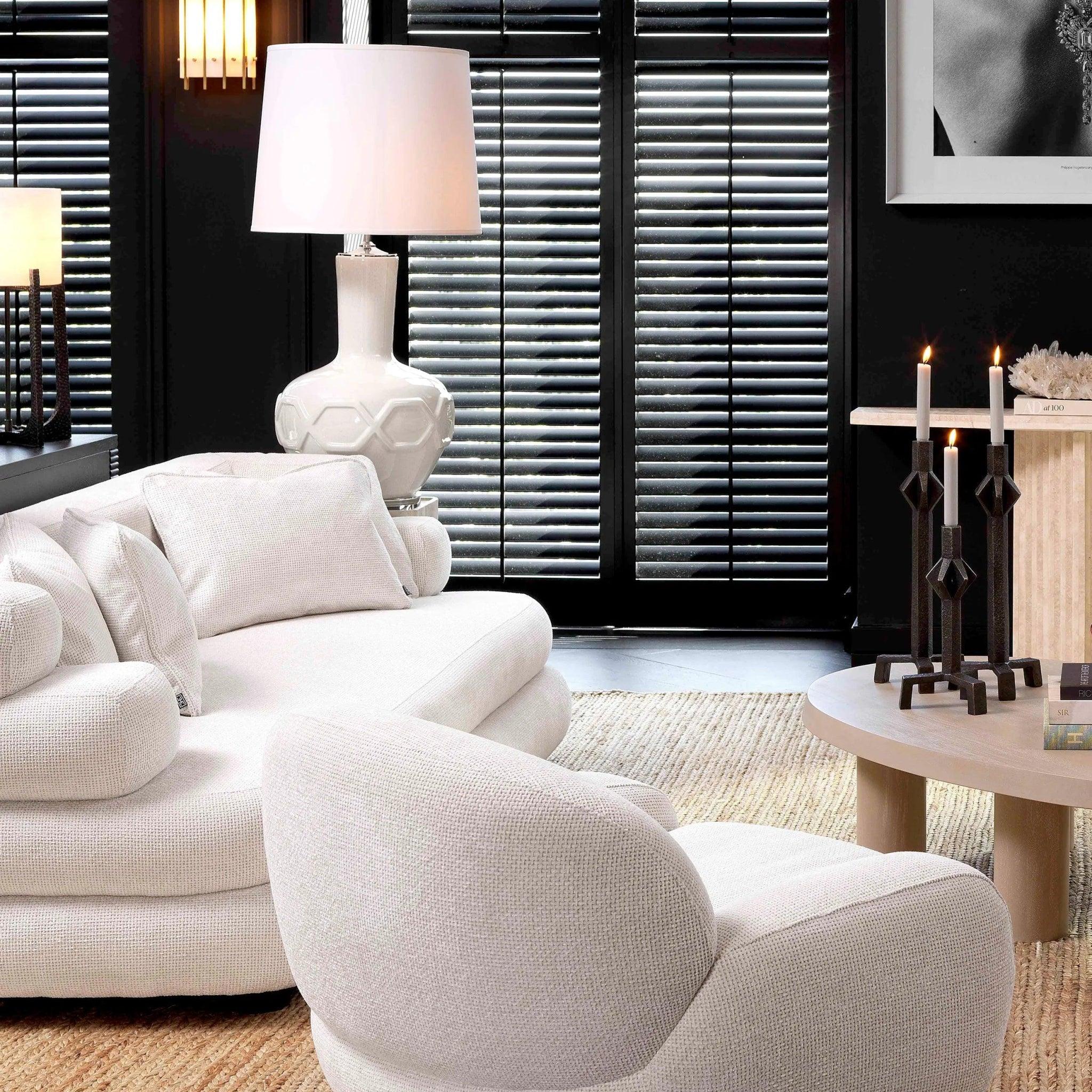 Lampa stołowa LAMBERT biały Eichholtz Eye on Design