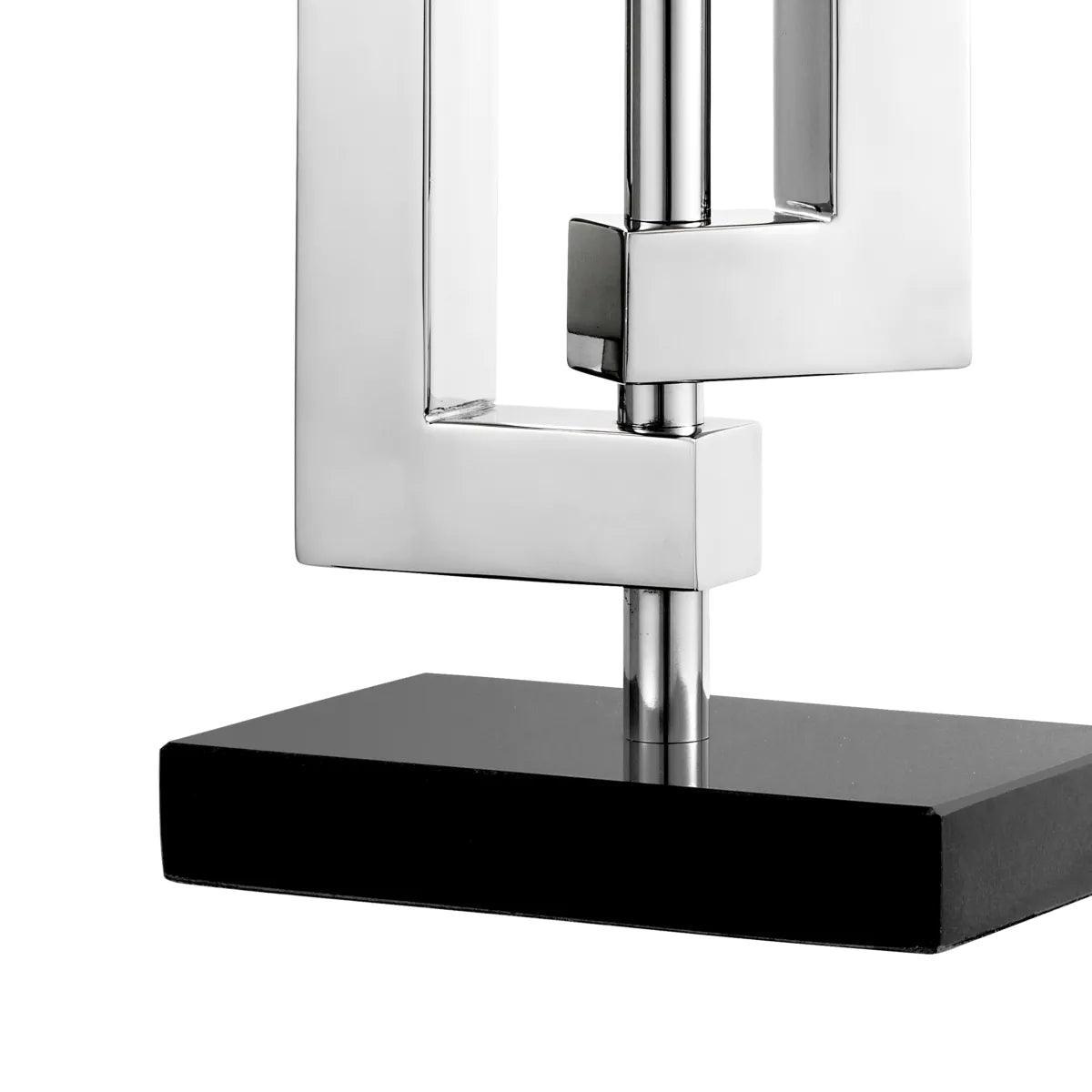 Lampa stołowa LEROUX stal polerowana Eichholtz Eye on Design