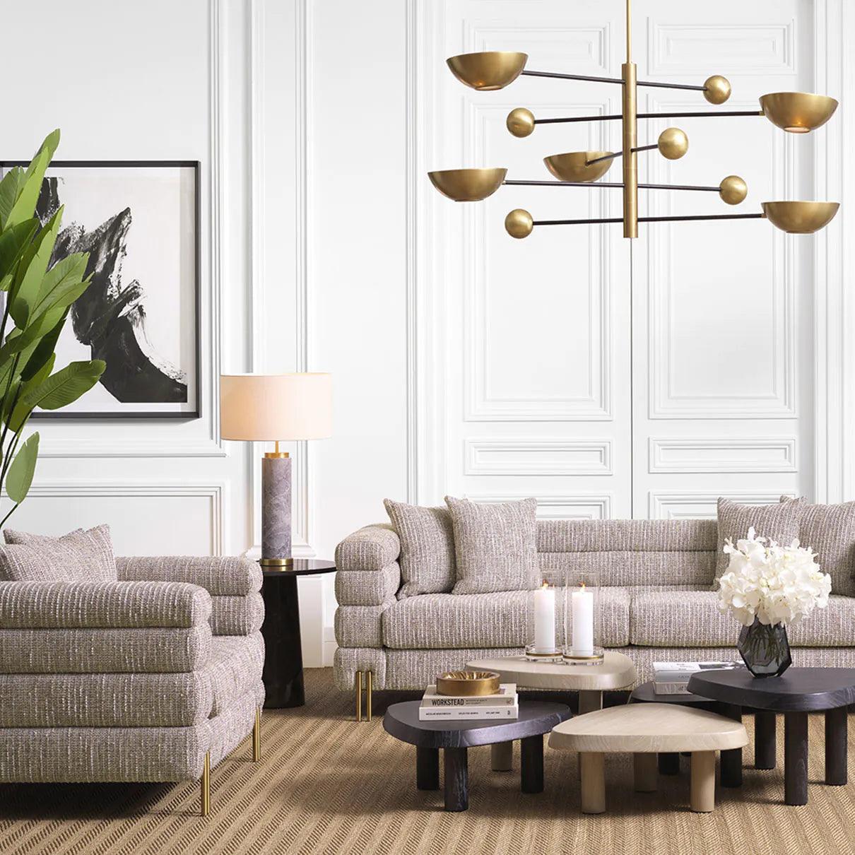 Lampa stołowa LXRY szary marmur Eichholtz Eye on Design