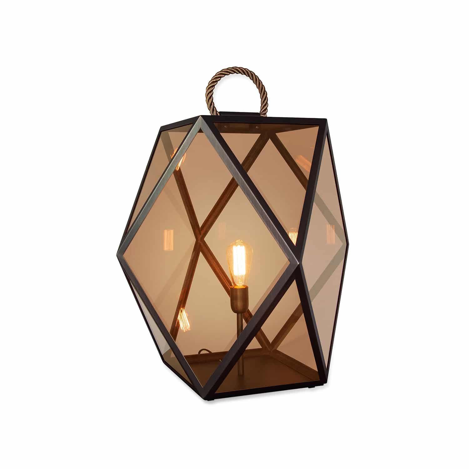 Lampa stołowa MUSE satynowy brąz Contardi L nie Eye on Design