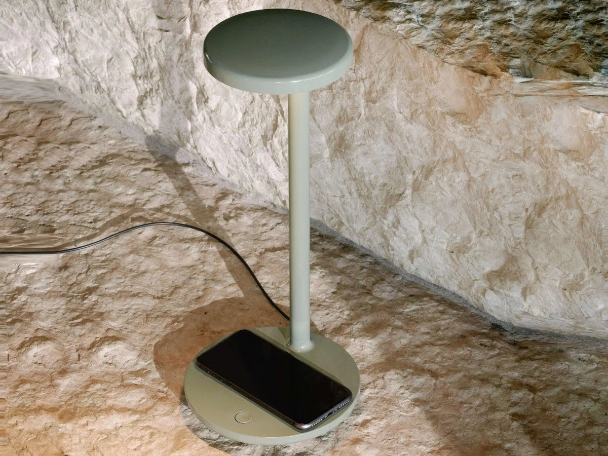 Lampa stołowa OBLIQUE szałwiowy – Flos