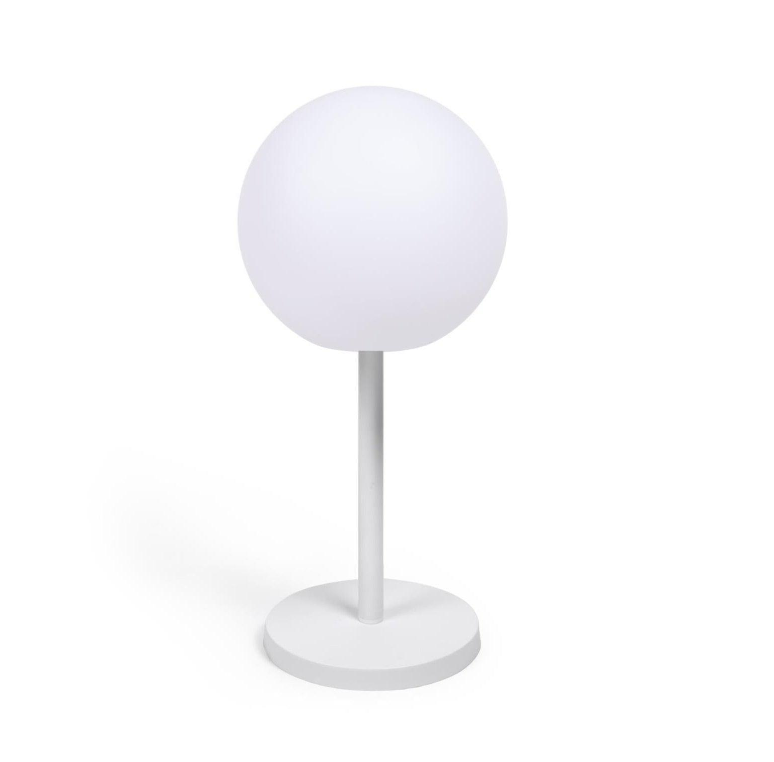 Lampa stołowa ogrodowa DINESH biały La Forma Eye on Design