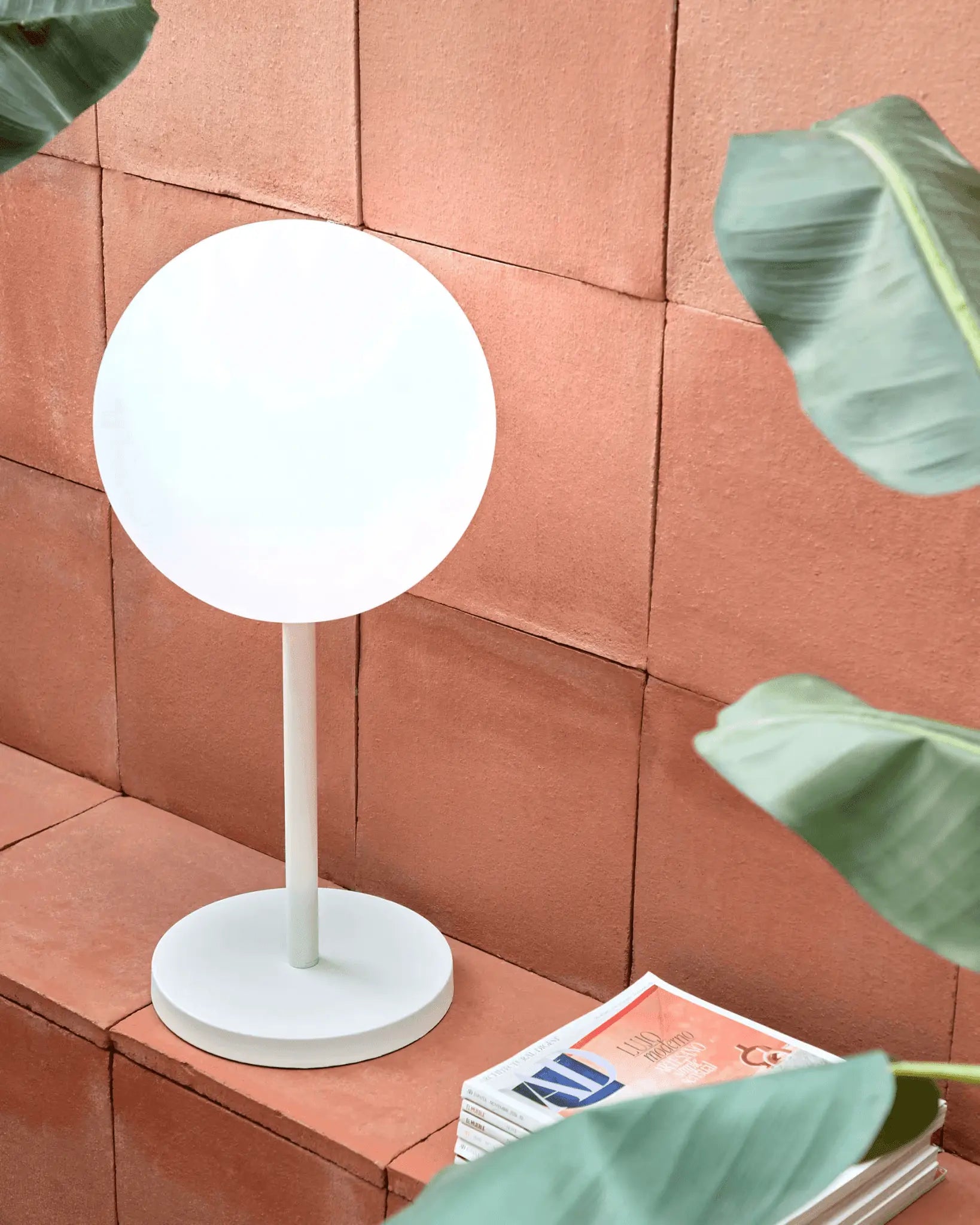 Lampa stołowa ogrodowa DINESH biały – Kave Home