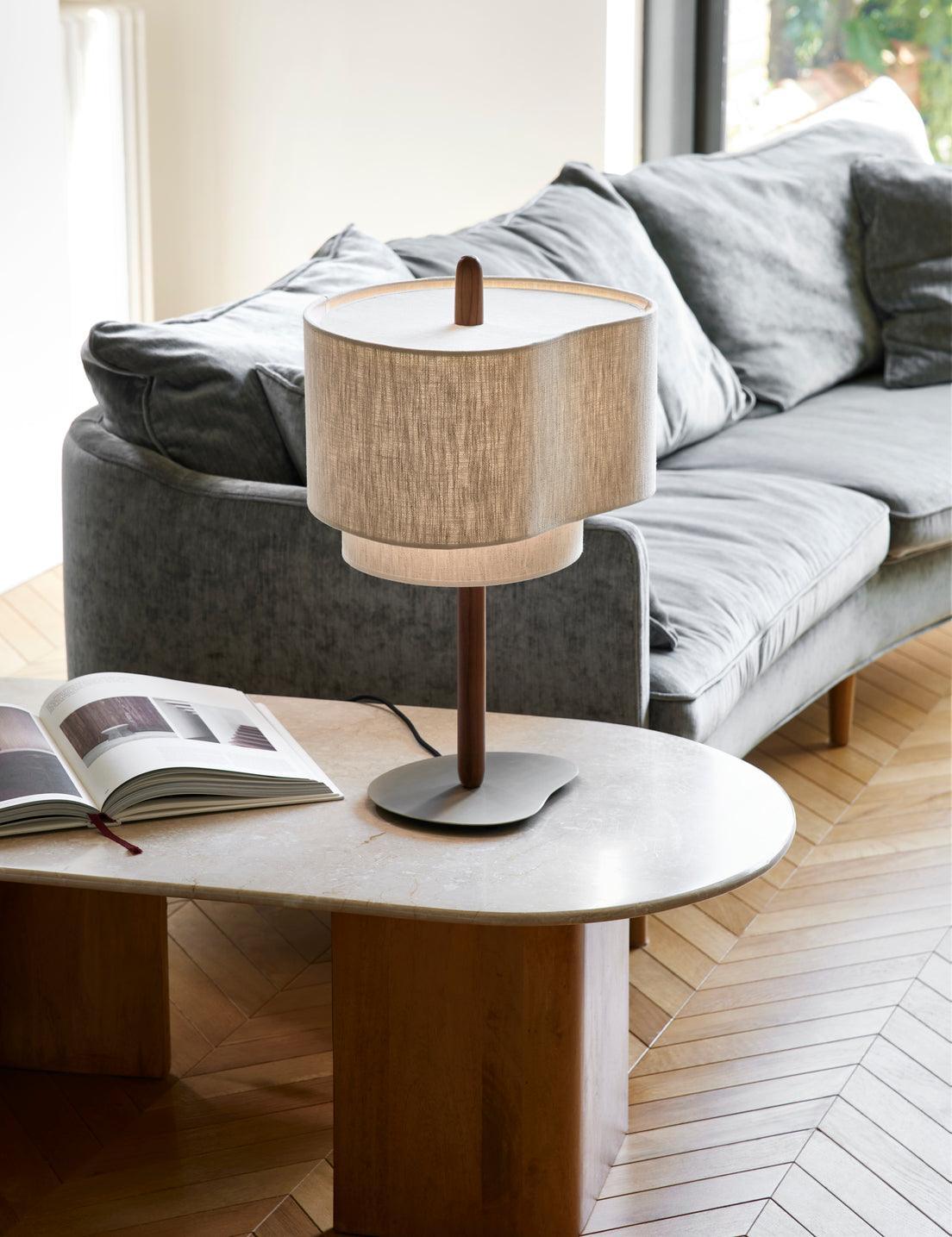 Lampa stołowa PEBBLE kremowy Market Set Eye on Design