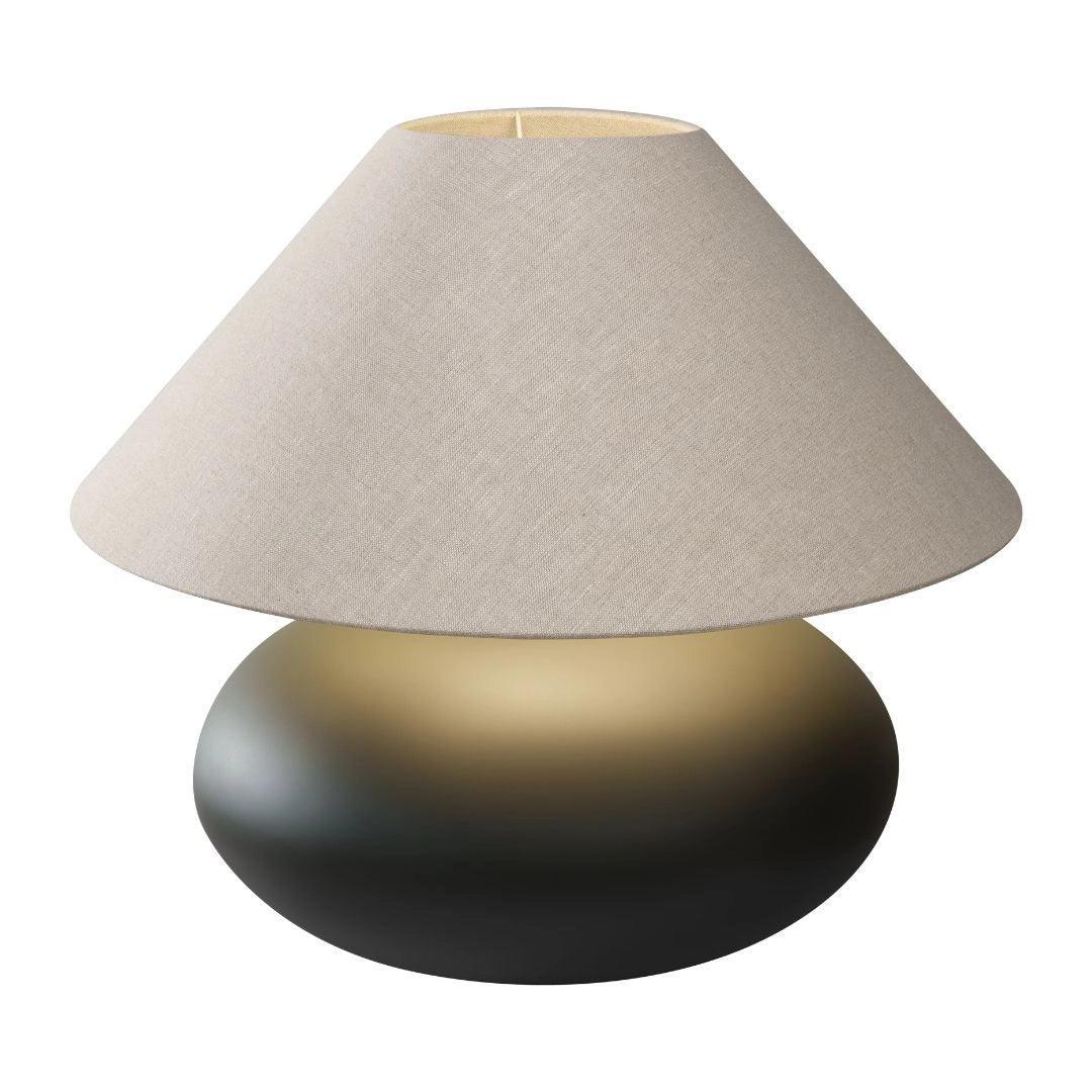 Lampa stołowa SAWA NATUR lniany Kaspa Eye on Design