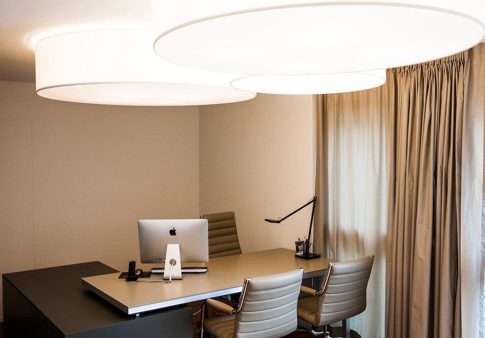 Lampa sufitowa bawełniana CIRCUS LED biały Contardi Eye on Design