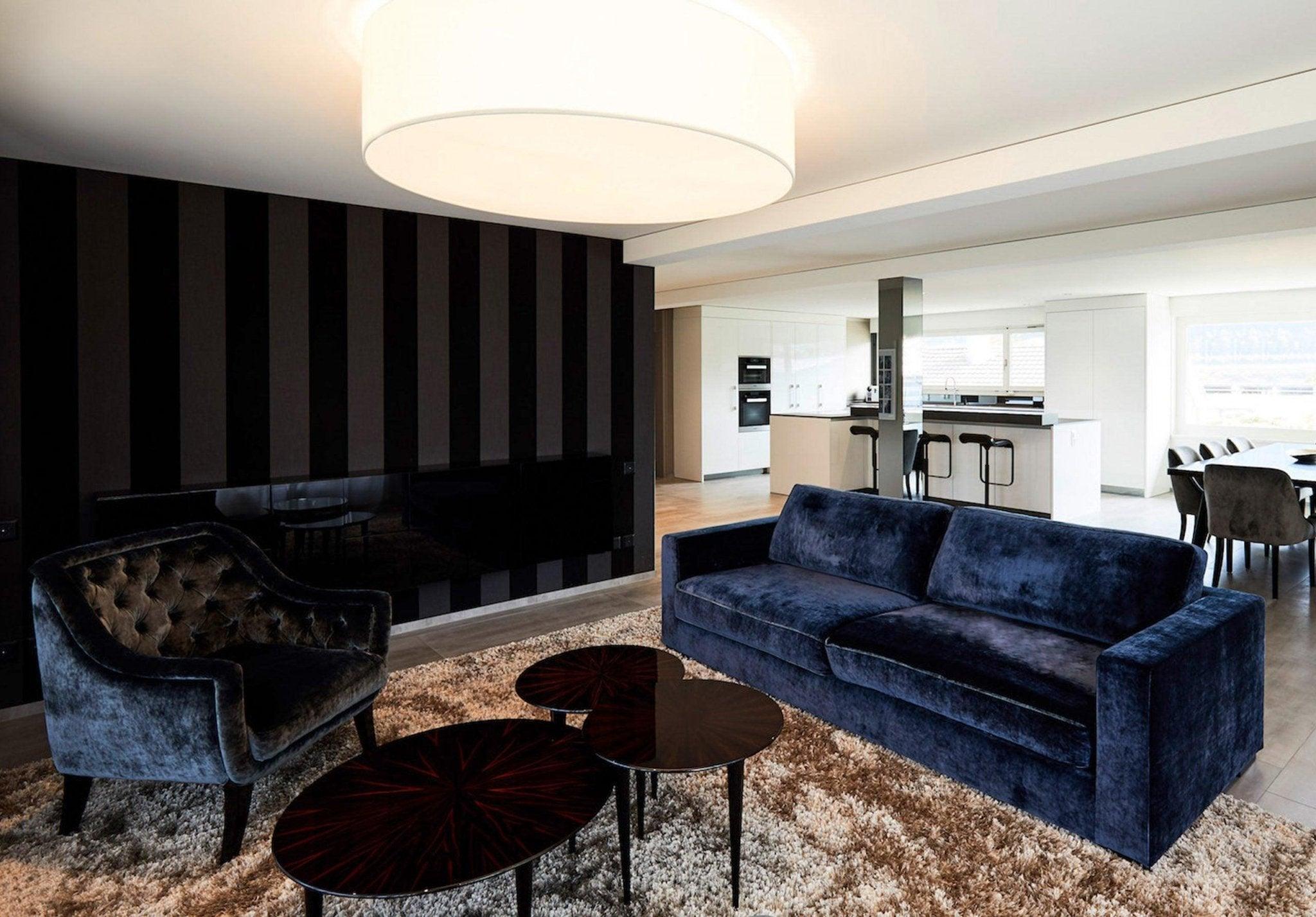 Lampa sufitowa lniana CIRCUS LED biały Contardi Eye on Design