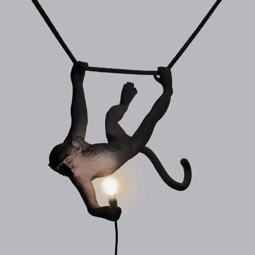 Lampa sufitowa MONKEY SWING czarny Seletti Eye on Design