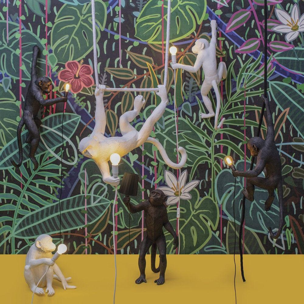 Lampa sufitowa MONKEY SWING czarny Seletti Eye on Design