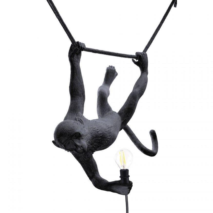 Lampa sufitowa MONKEY SWING czarny Seletti Eye on Design
