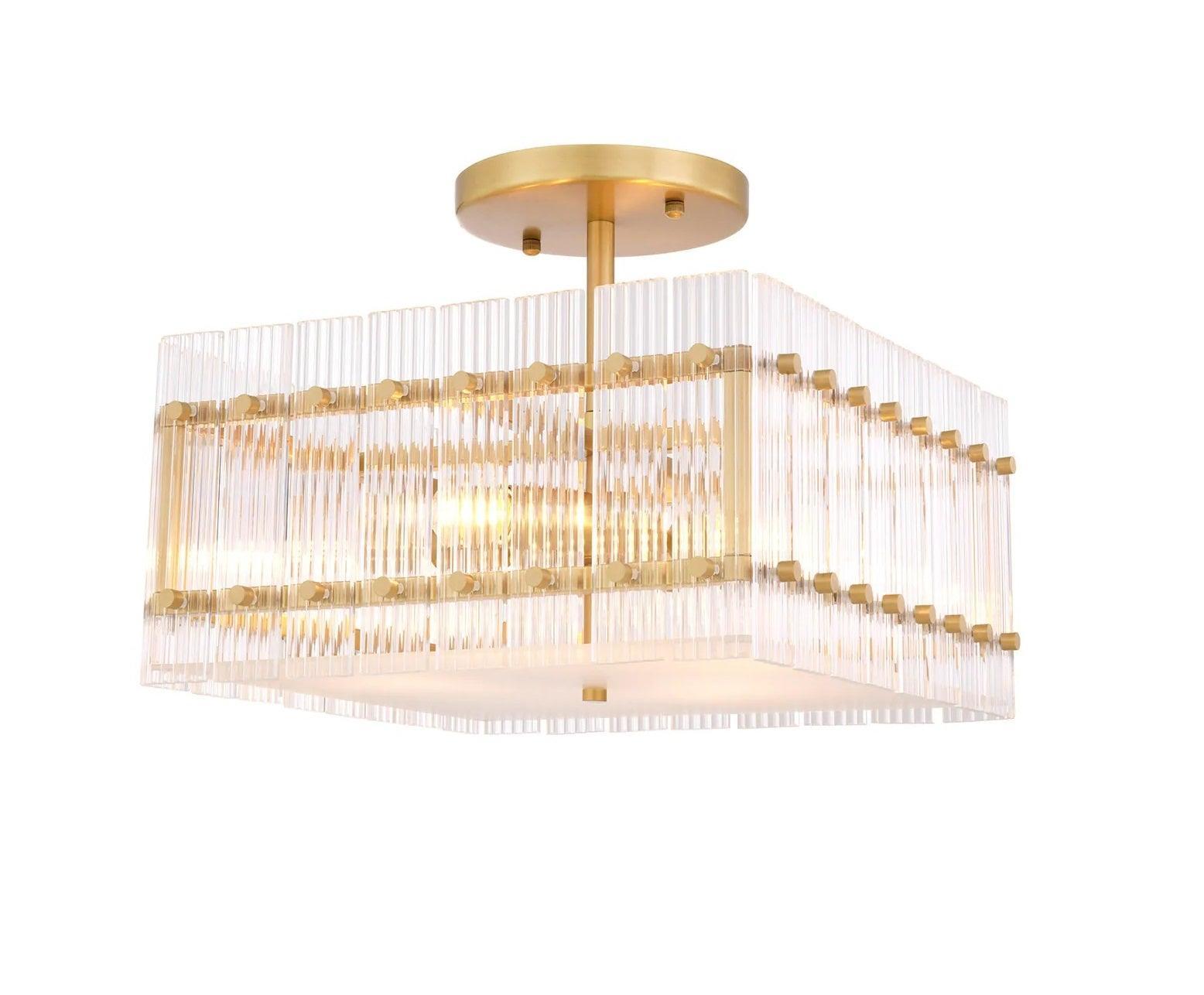 Lampa sufitowa RUBY SQUARE mosiężny Eichholtz Eye on Design