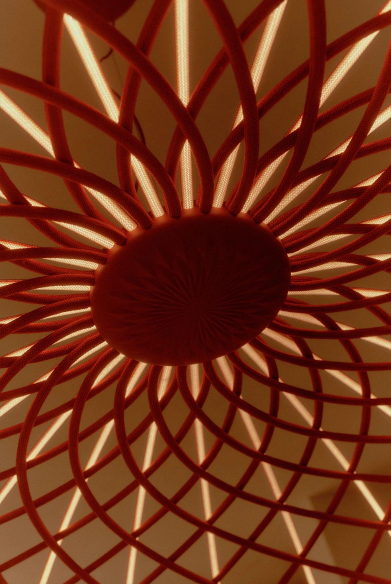 Lampa sufitowa SKYNEST ceglasta czerwień Flos Eye on Design
