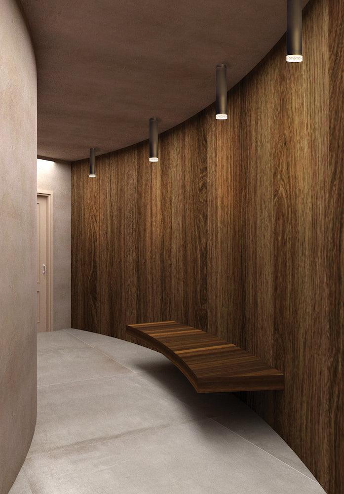 Lampa sufitowa SOLITARIO satynowy brąz Contardi Eye on Design