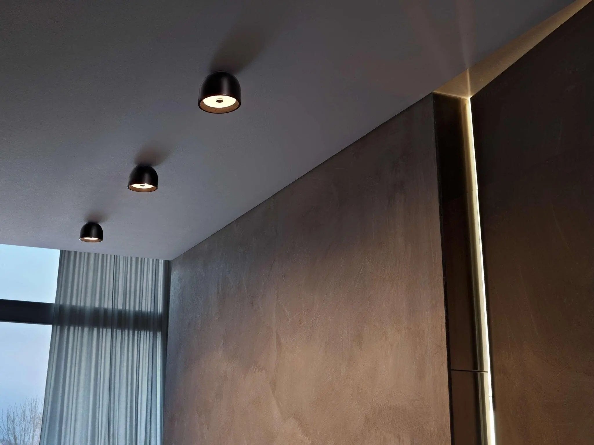 Lampa sufitowa WAN czarny, marka Flos