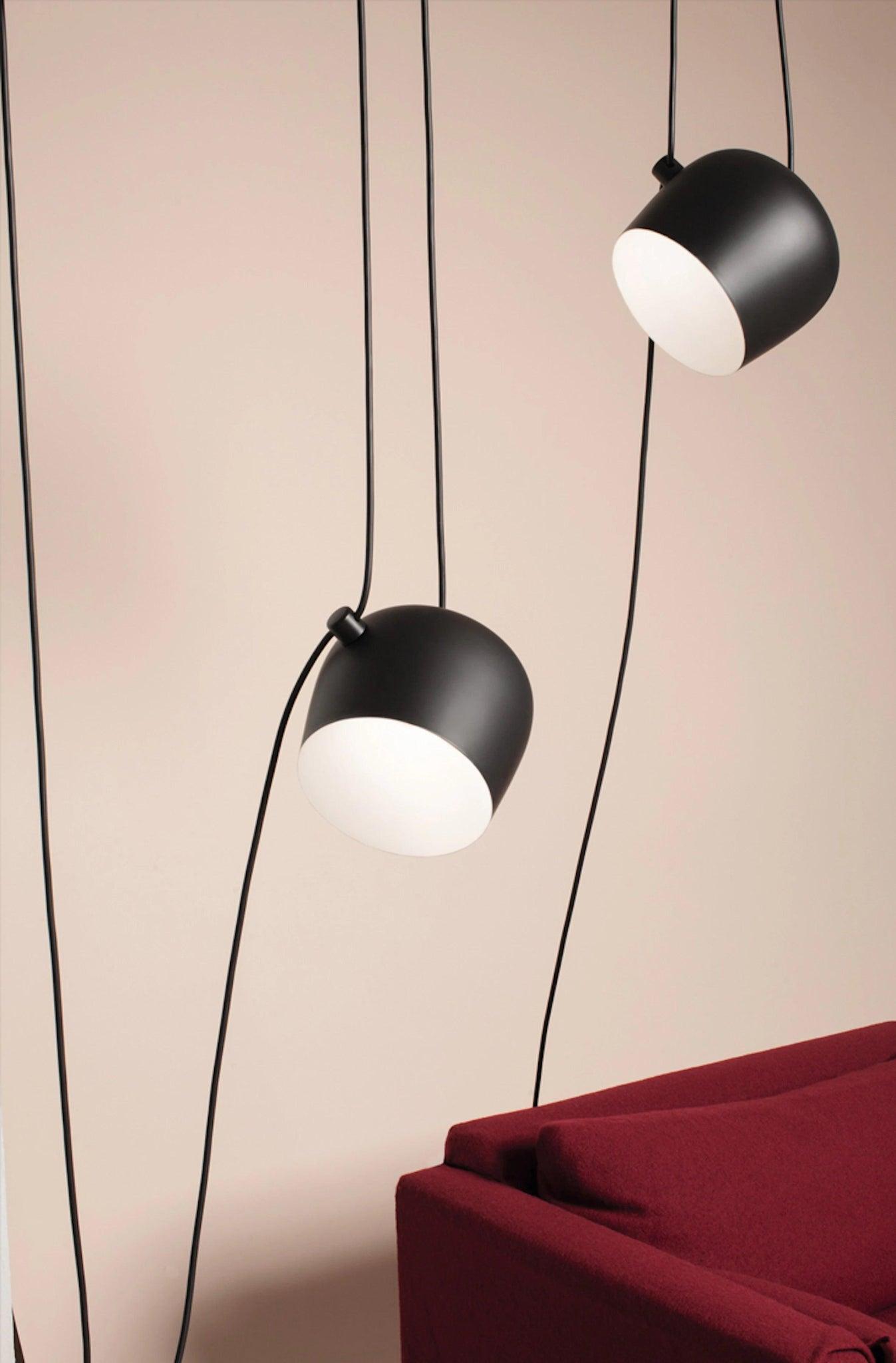 Lampa wisząca AIM czarny Flos Eye on Design