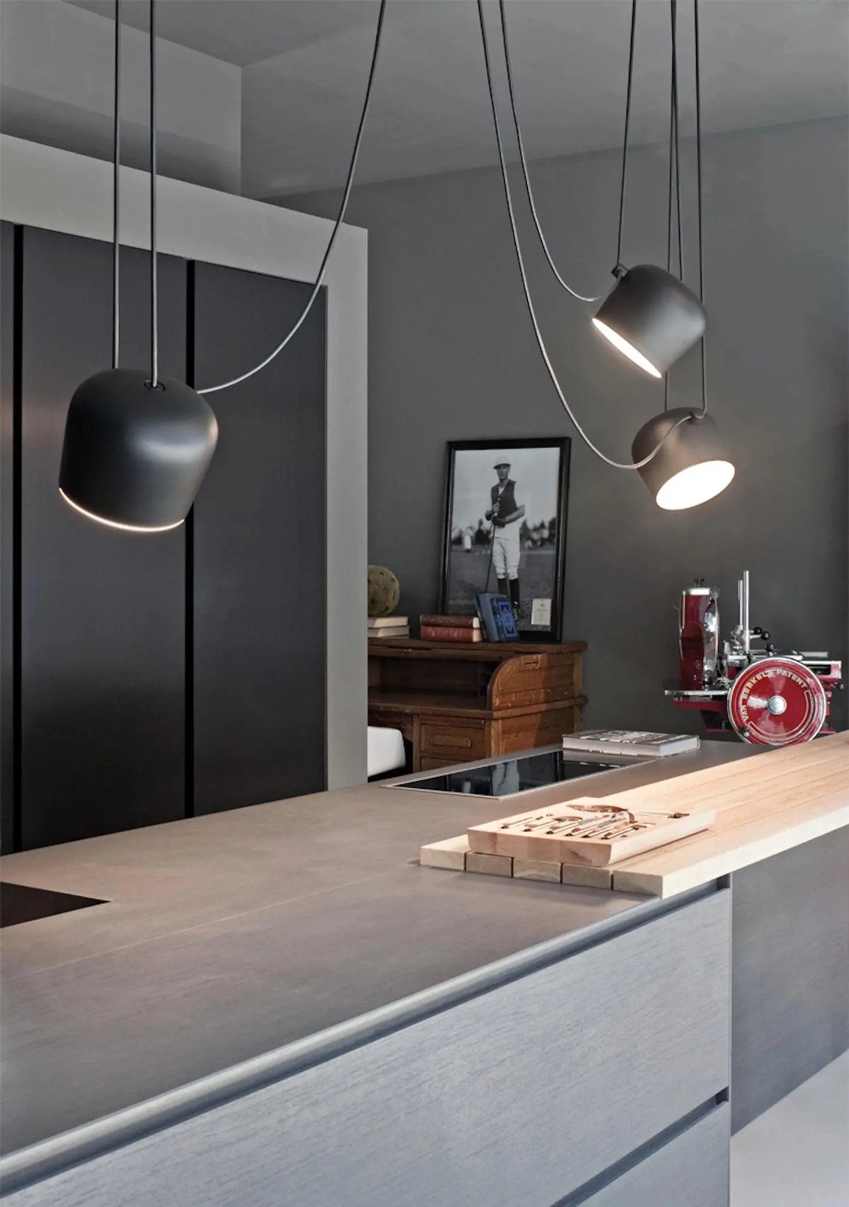 Lampa wisząca AIM czarny – Flos