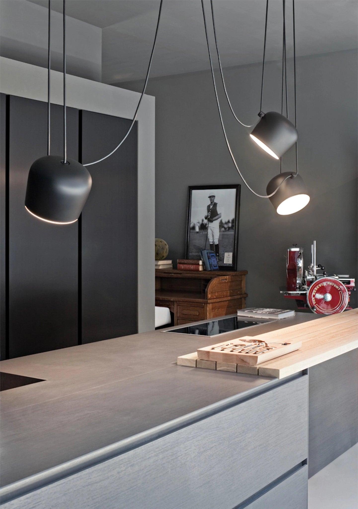 Lampa wisząca AIM czarny Flos Eye on Design