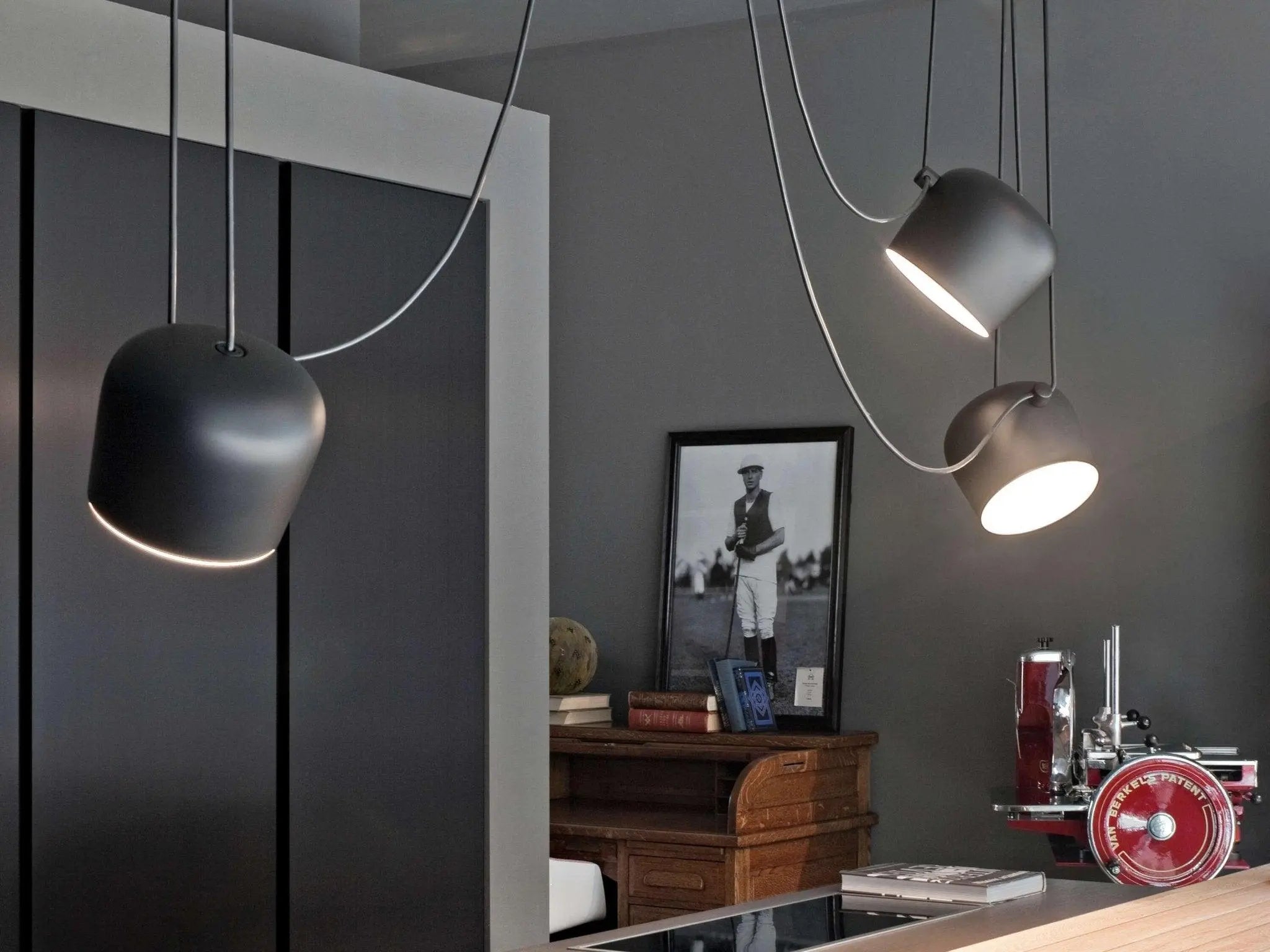 Lampa wisząca AIM srebrny – styl nowoczesny