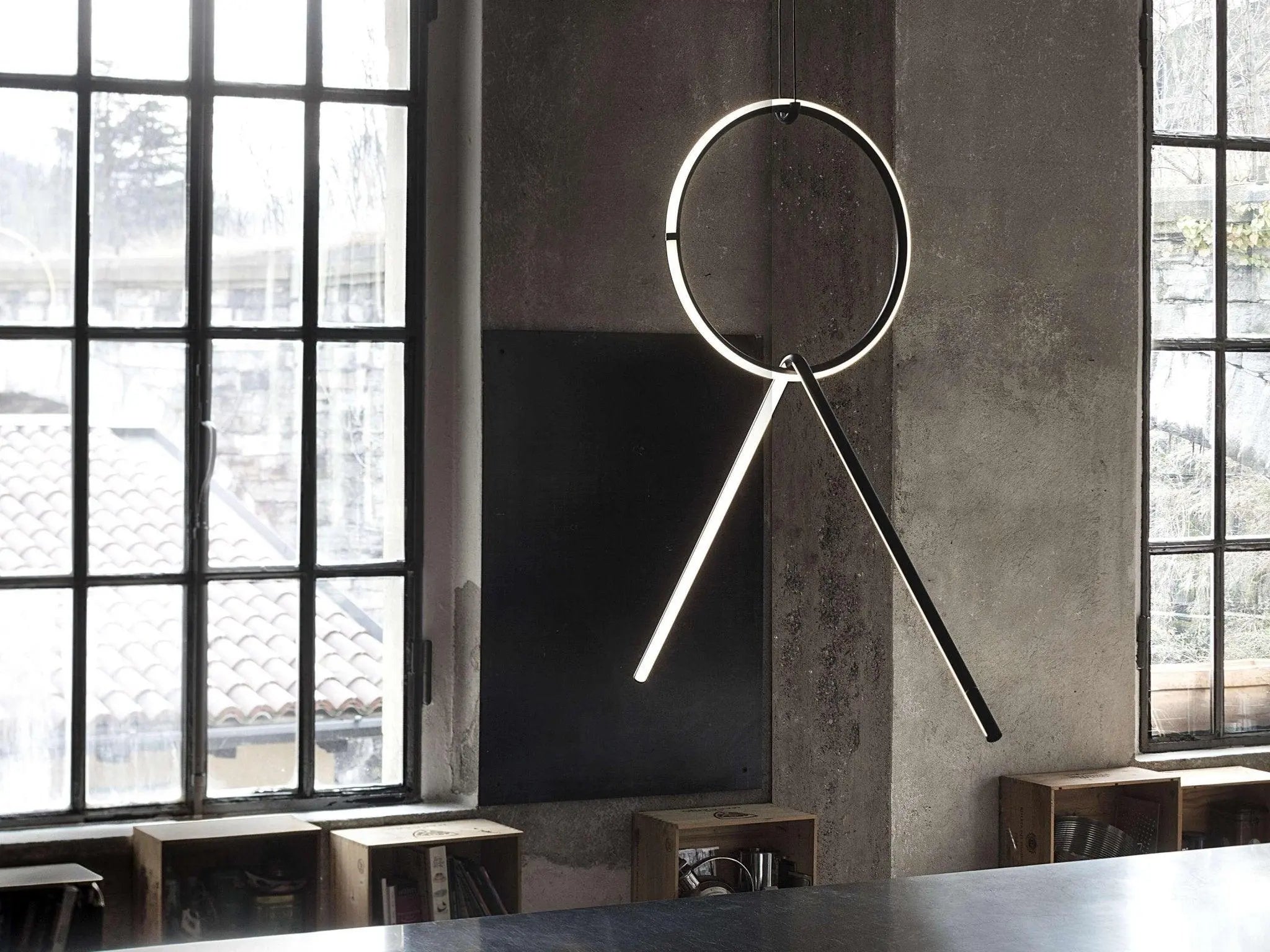 Lampa wisząca ARRANGEMENTS 8 dwa elementy – styl minimalistyczny