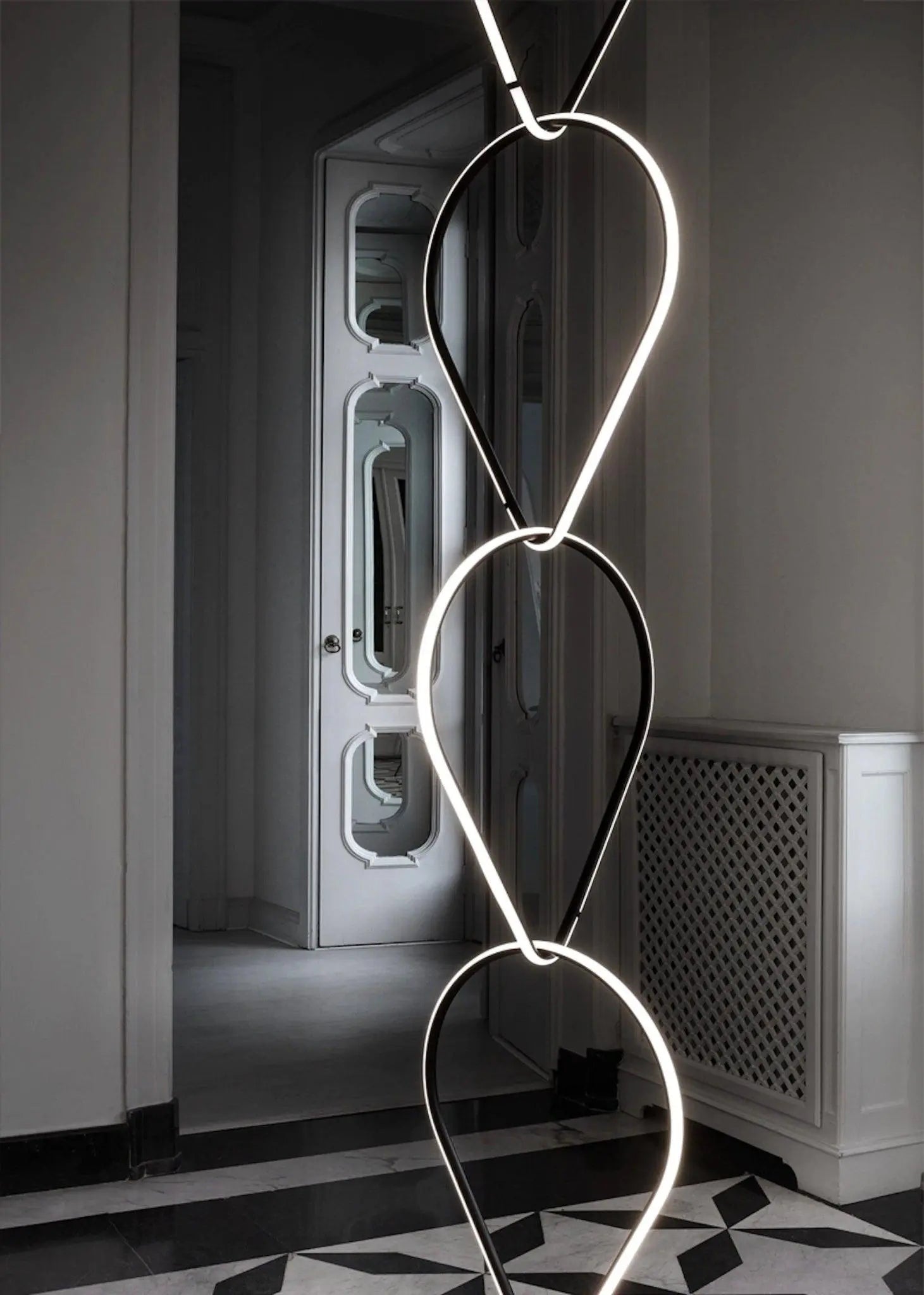 Lampa wisząca ARRANGEMENTS kropla, marka Flos