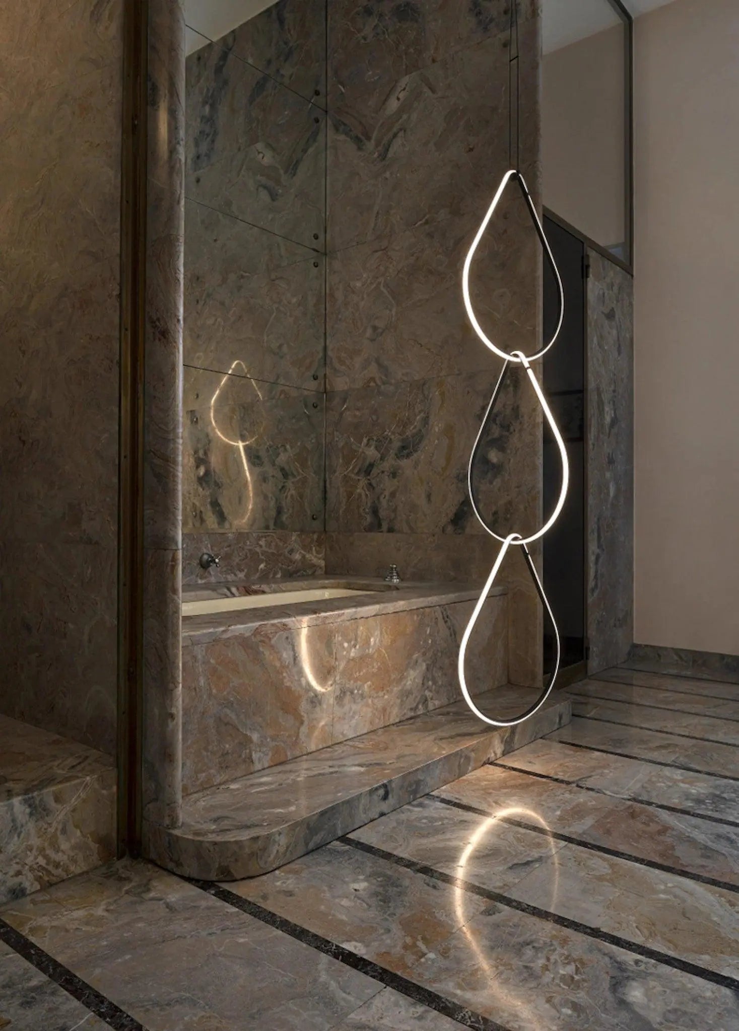 Lampa wisząca ARRANGEMENTS kropla – Flos