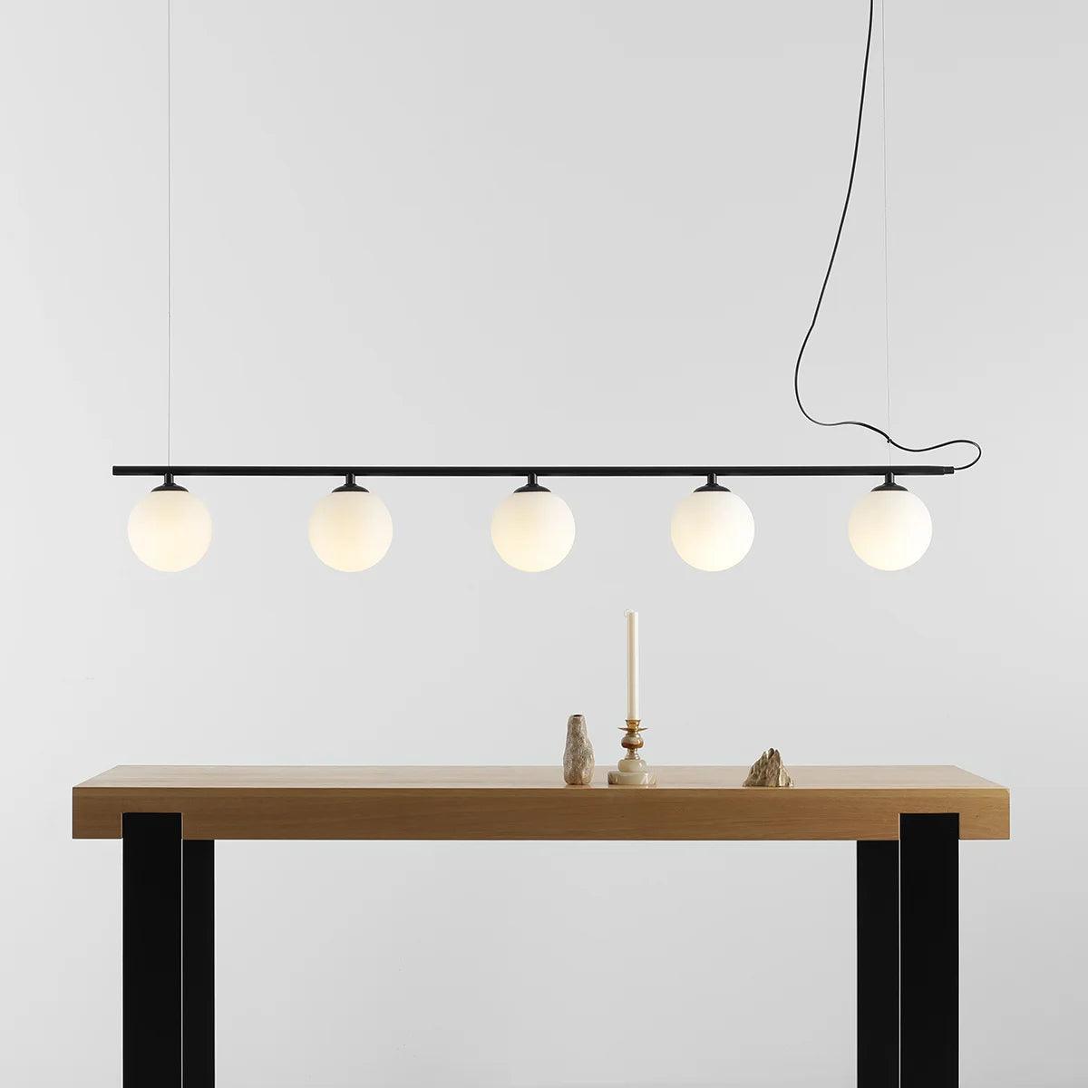 Lampa wisząca BERYL GLASS PENTA czarny Artera Eye on Design