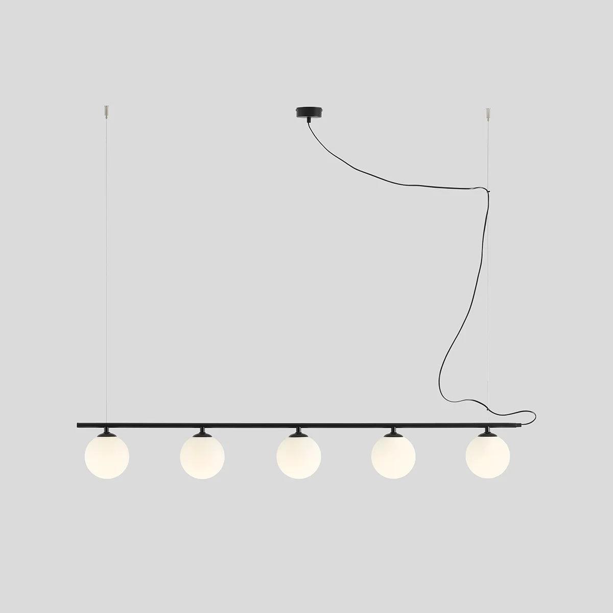 Lampa wisząca BERYL GLASS PENTA czarny Artera Eye on Design