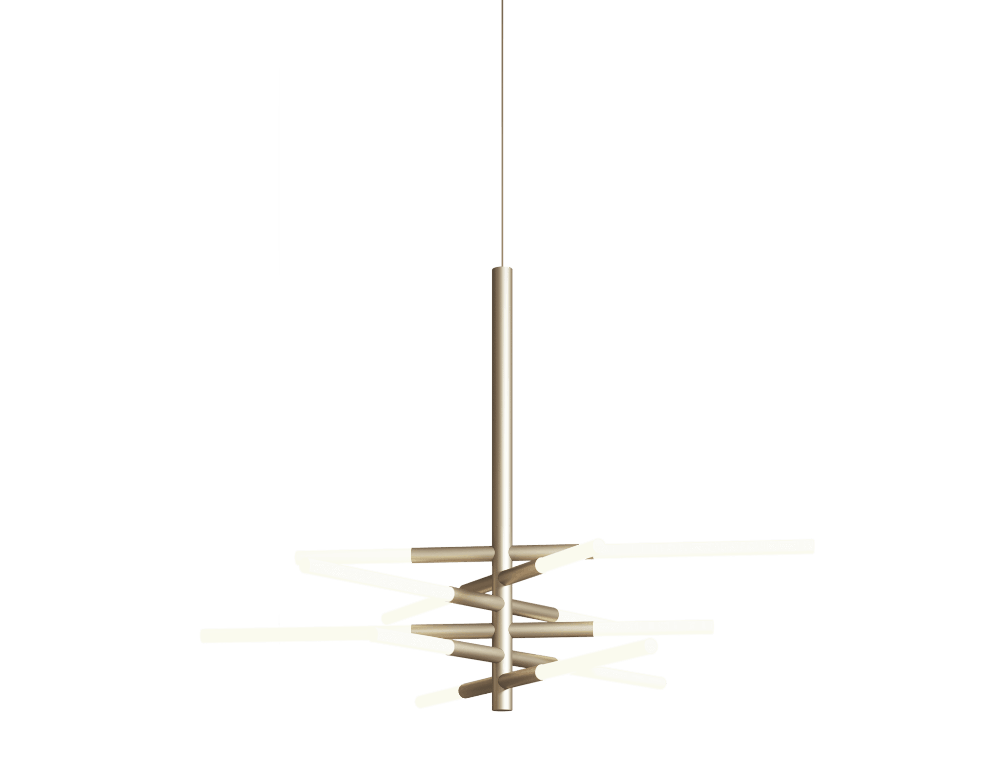 Lampa wisząca BIANCA DOUBLE złoty Contardi Eye on Design