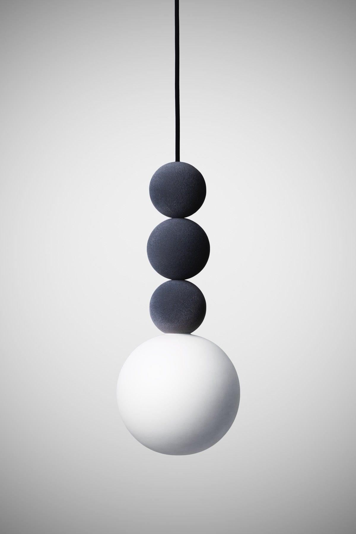 Lampa wisząca BOLA BOLA VELVET szara Loftlight Eye on Design