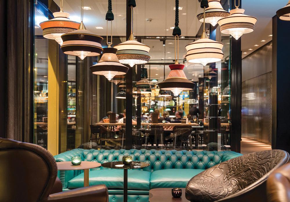 Lampa wisząca CALYPSO GUADALOUPE czarno-biały Contardi Eye on Design