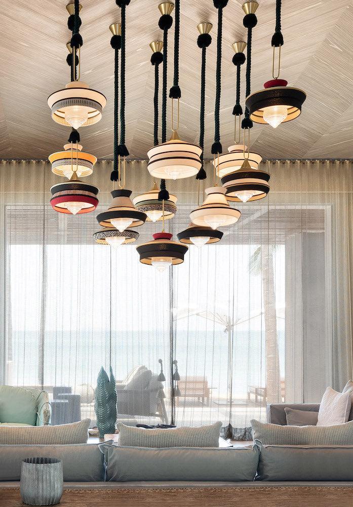 Lampa wisząca CALYPSO MARTINIQUE żółty Contardi Eye on Design