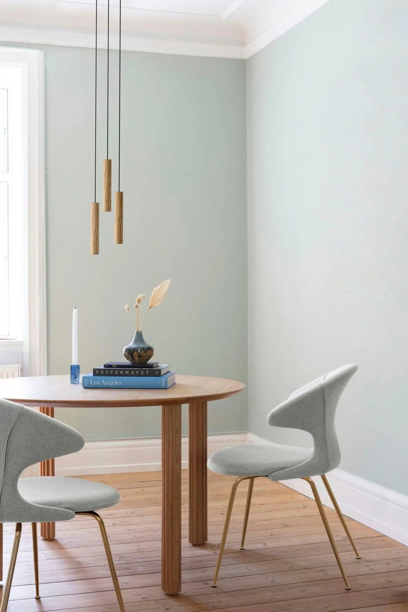 Lampa wisząca CHIMES CLUSTER 3 dąb z oświetleniem LED