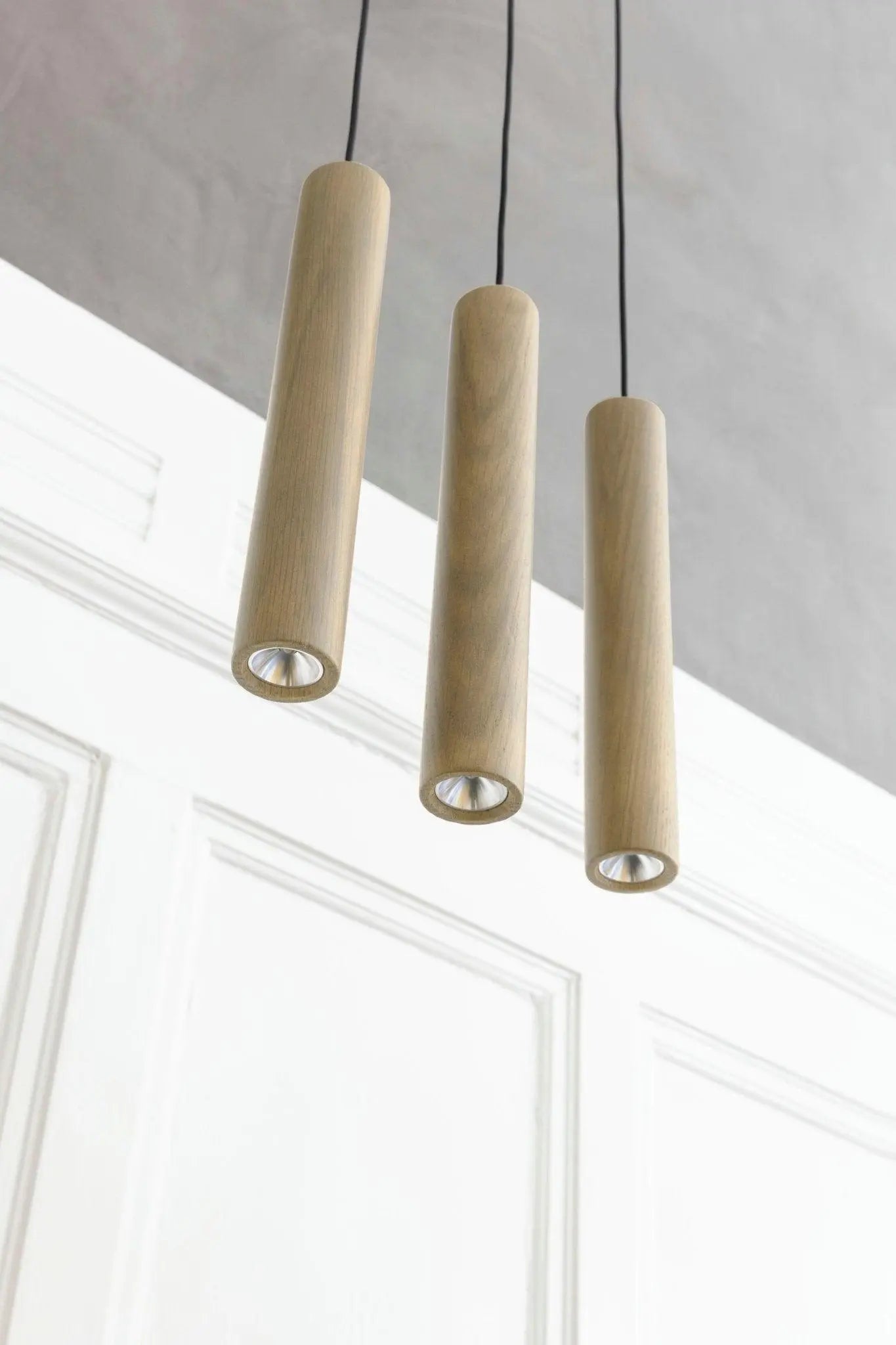 Lampa wisząca CHIMES dąb – drewno dębowe, Umage