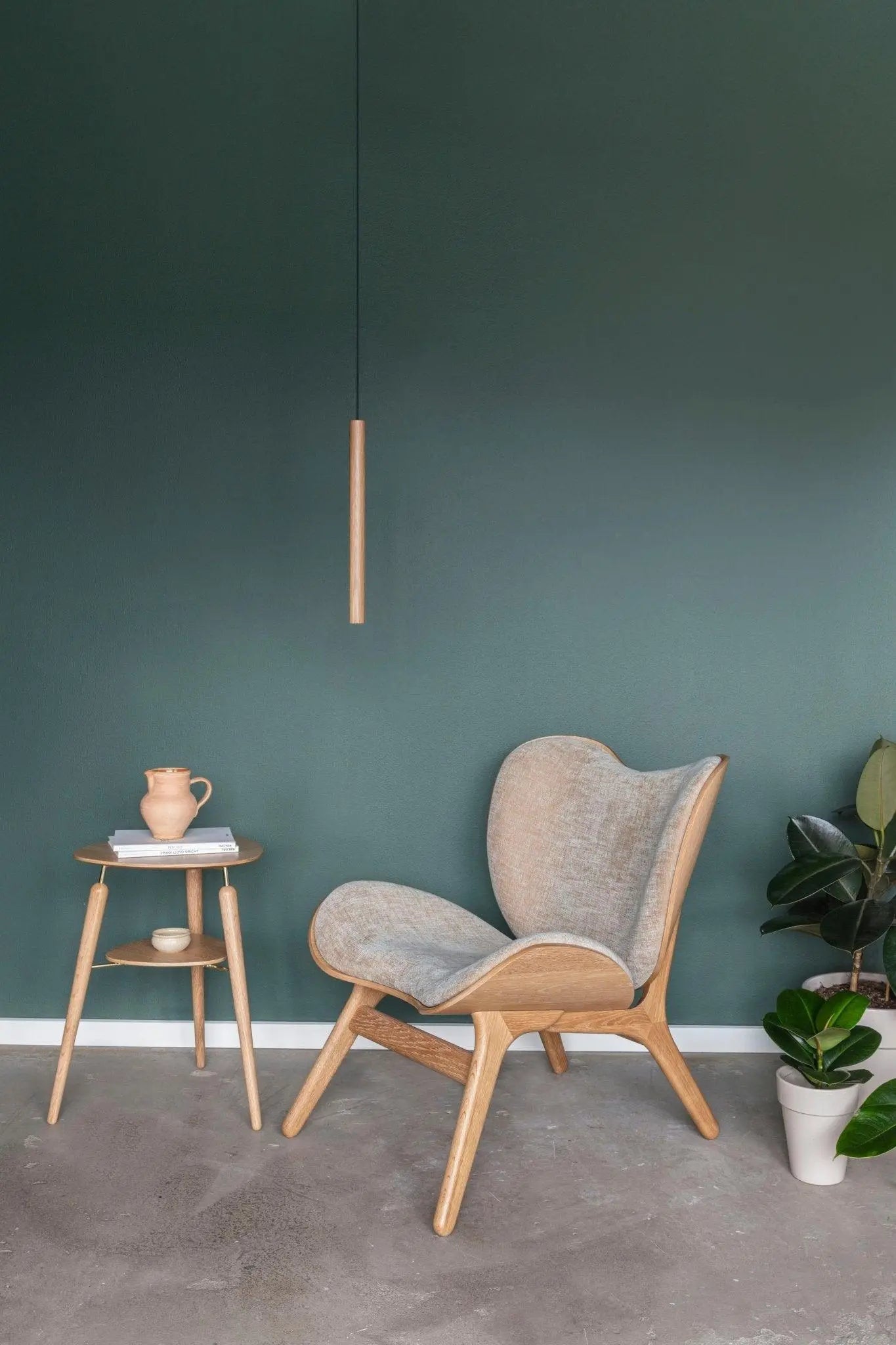 Lampa wisząca CHIMES TALL ciemny dąb z oświetleniem LED