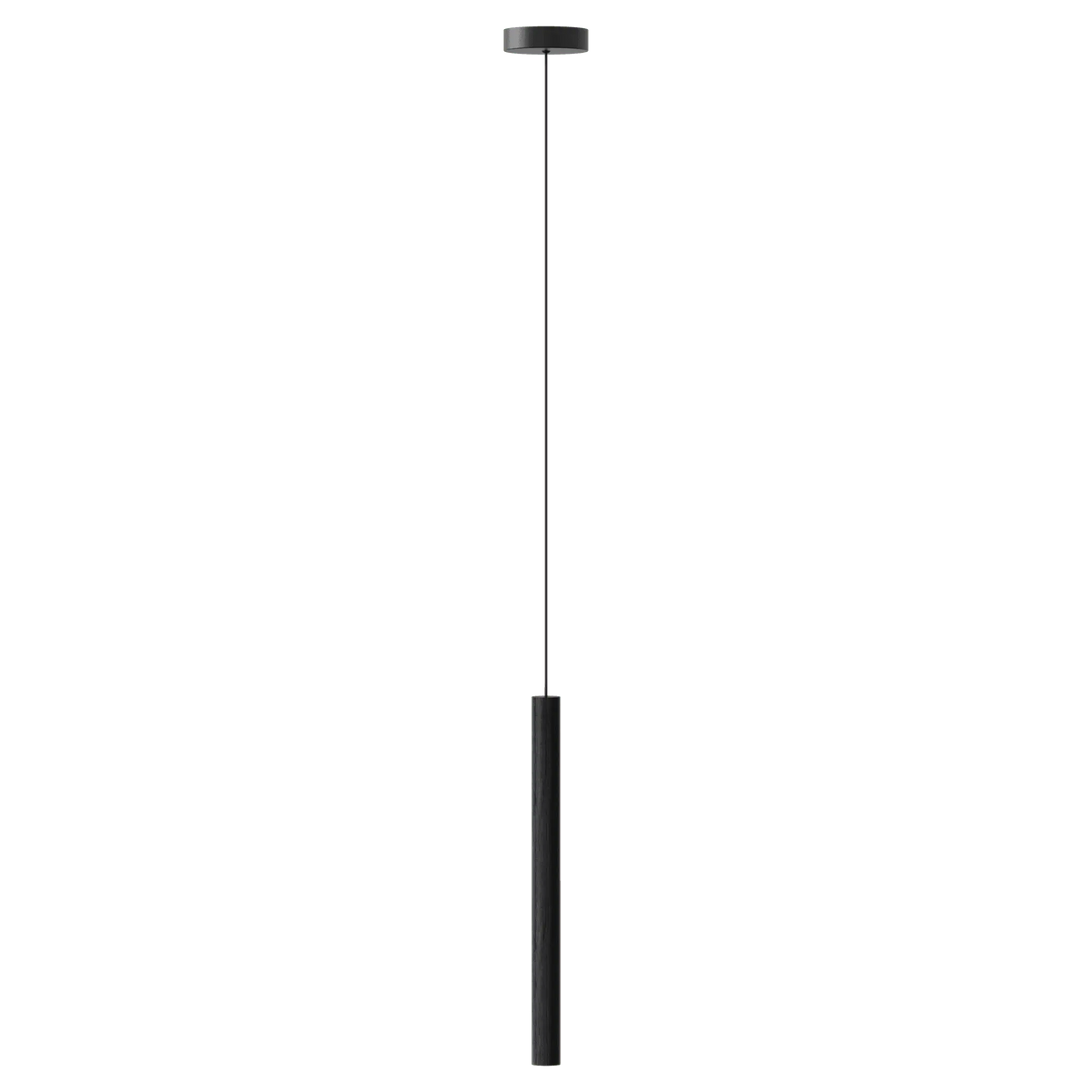 Lampa wisząca CHIMES TALL czarny dąb z oświetleniem LED
