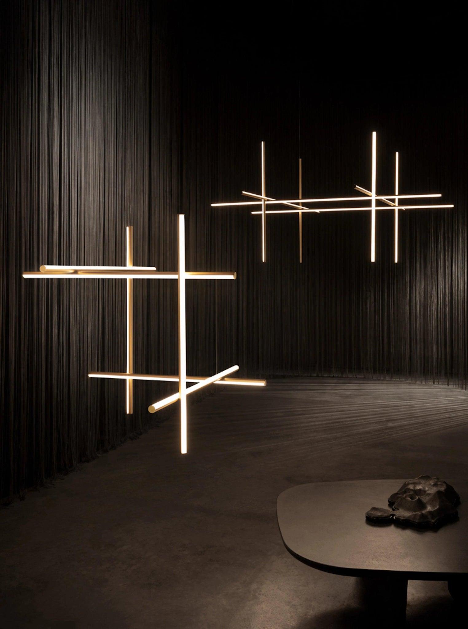 Lampa wisząca COORDINATES 3 szampański – Flos